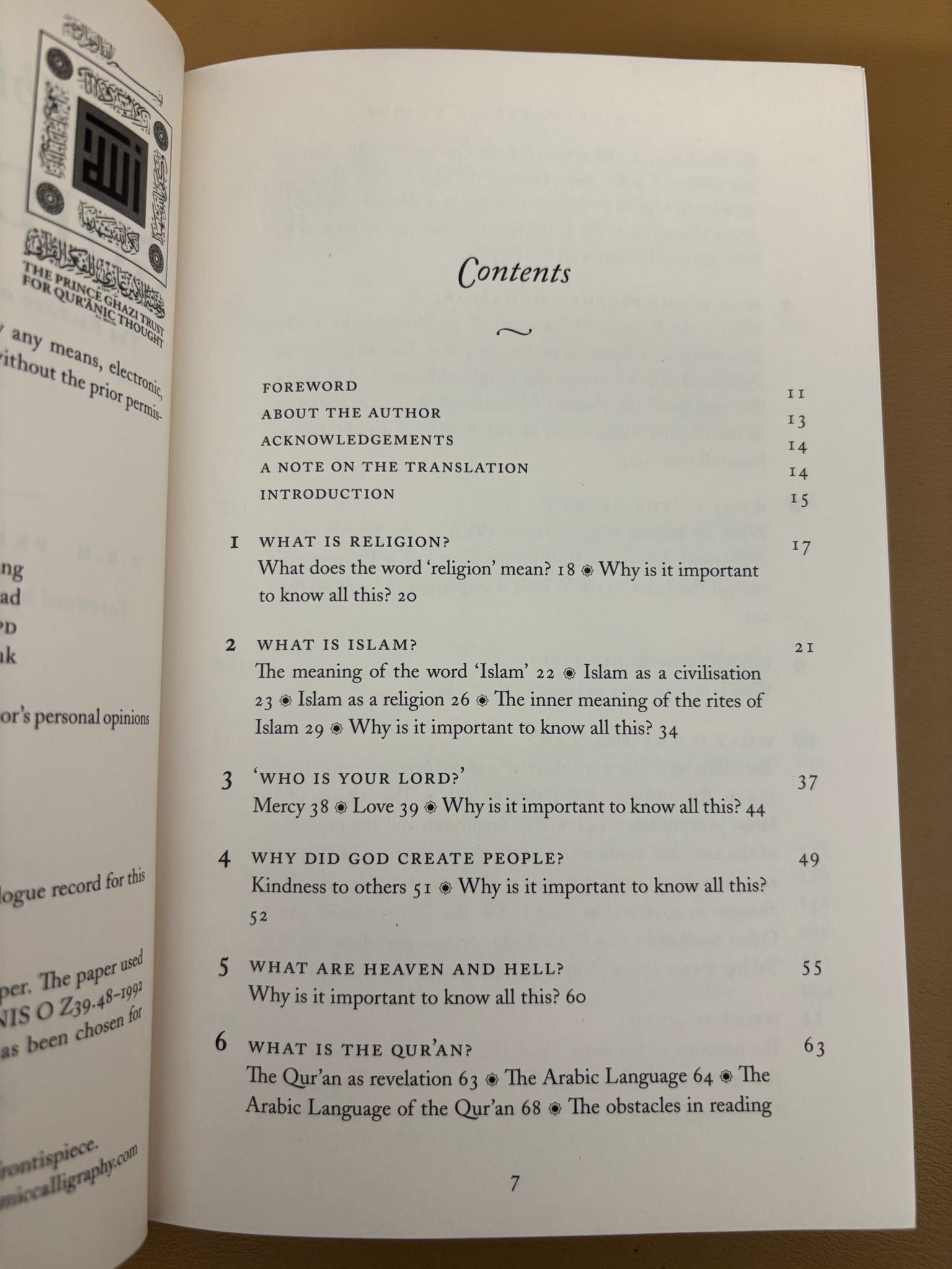 A Thinking Person's Guide to Islam