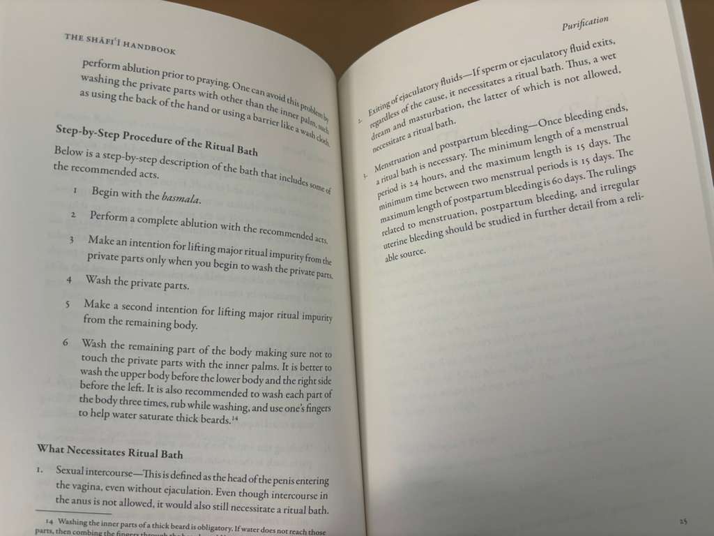 The Shafi'i Manual of Purity, Prayer, and Fasting