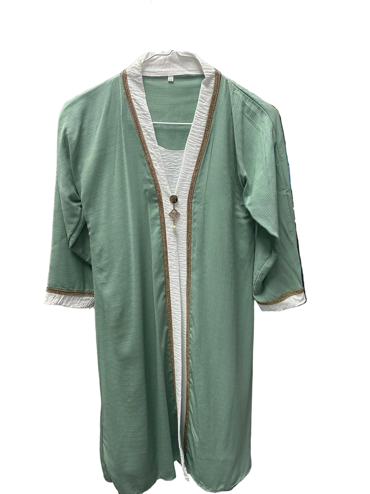 Mint Green Girls Abaya