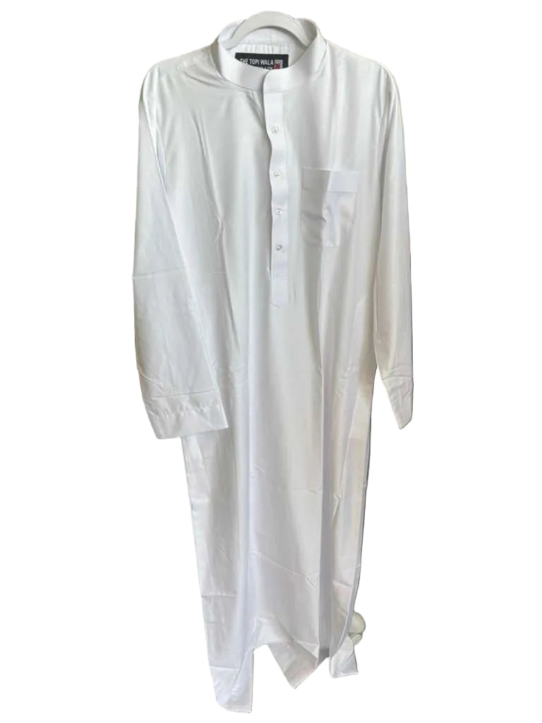 Simple White Thobe