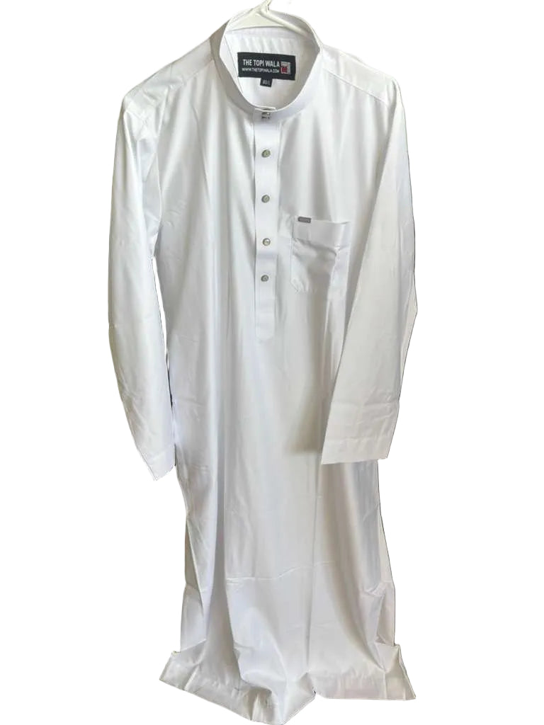 Simple White Thobe