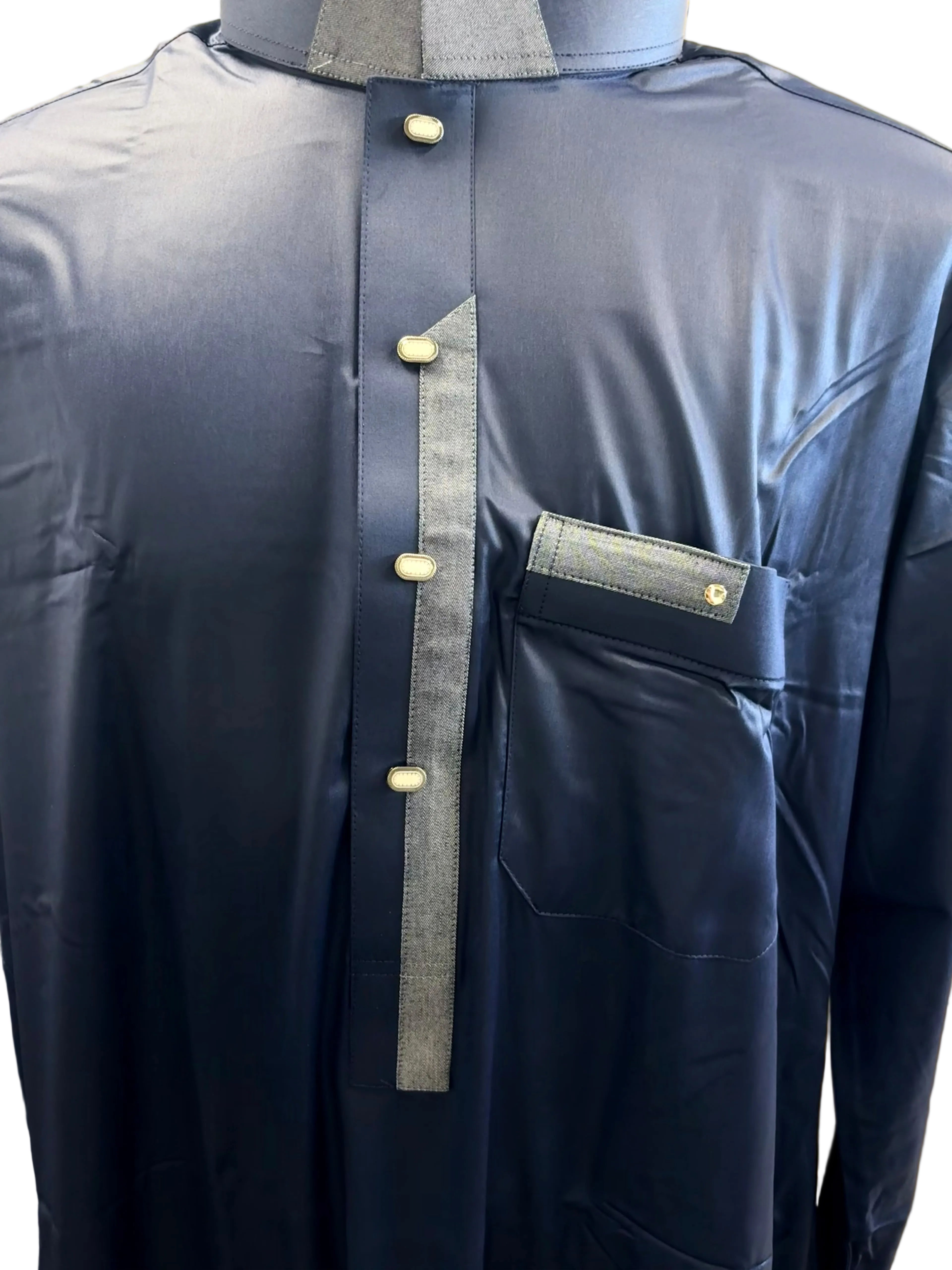 Hijazi Navy Blue Thobe
